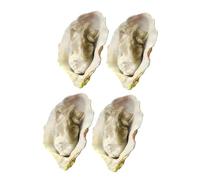 COSMEVIVI 4pièces Modèle Huîtres Lifelike Jouet Simulacre Léger Et Portable pour Décoration Et Jeu Imitation