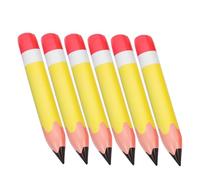 COSMEVIVI 6 Pièces Lot de Ballons Crayon Gonflables PVC Décoration Rentrée Scolaire Suspendue pour Salle de Classe Ambiance Joyeuse