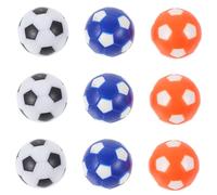 COSMEVIVI Ballons de Baby-Foot Colorés 28 Mm pour Adultes et Garçon et Filles, Boules Hips Résistantes, Lot de 9 Pièces Multicolores, Accessoires pour Jeu de Table Baby-Foot