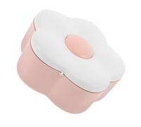 COSMEVIVI Boîte à Bijoux Forme De Fleur Avec Miroir Intégré Organiseur De Rangement Pour Colliers Boucles Oreilles Bracelets Et Cosmétiques Pour Maison Bureau