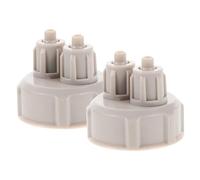 COSMEVIVI Bouchon De Bouteille Co2 DIY Rapide 2 Pièces Plastique Hermétique pour Aquarium Accessoire Générateur Co2 Plantes Aquatiques