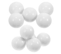 COSMEVIVI Boules de Roulette Blanches en Acrylique, Lot de 10 Pièces Minimisant la Friction, Adaptées aux Roues de Roulette Russe 12 à 16 Pouces, pour Soirées Entre Amis