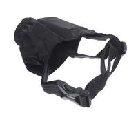 COSMEVIVI Cache-œil Portable Noir Respirant Et Confortable pour Animaux De Compagnie Idéal pour Soulager Le Mal des Transports