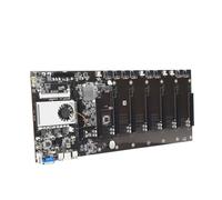 COSMEVIVI Carte Mère Minage Professionnelle avec Support CPU Et Slots Gpu Économie Énergie Interface Vga Intégrée Fiabilité Renforcée Et Faible Consommation Énergétique