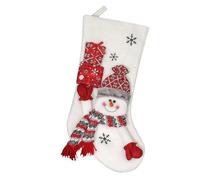 COSMEVIVI Chaussette De Décorative Forme De Bonhomme De Suspendu pour Décoration De Sapin Et Surprise Festive Idée pour Adultes