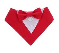 COSMEVIVI Collier Bandana pour Chien avec Tablier De Mariage Costume Élégant pour Chiens Accessoire De Fête Et Photographie