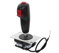 COSMEVIVI Contrôleur De Vol Joystick à Vibration Manette De Jeu Ergonomique Accessoire Compatible Simulation De Vol Joystick De Précision Avec Circuit Micro