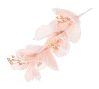 COSMEVIVI Couronne De Fleurs Pour Mariée Accessoire De Coiffure Élégant Avec Fleurs Organza Et Perles Headpiece De Mariage Pour Femme