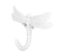COSMEVIVI Crochet Patère Décorative Libellule Vintage Mural en Fer Blanc Accessoire Unique et Rétro pour Manteau et Chapeau pour Décoration Intérieure