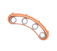 COSMEVIVI Écarteur de Doigts pour Guitare et Clavier, Entraînement | Orange, pour Doigt, Abs, Exercice de Geste Manuel, Silicone et Acier Inoxydable, Usage Piano et Clavier