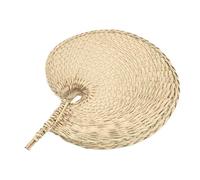 COSMEVIVI Éventail Artisanal de Palmier Tissé Main Léger et Portable Ventilateur Rafraîchissant Décoratif pour Mur Intérieur été Plage et Fête