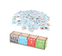 COSMEVIVI Jouet De Sélection des Déchets Éducatif pour Garçon Fille Jouet De Comptage Et Apprentissage pour Développer La Mémoire