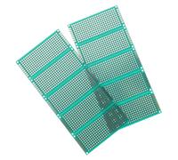 COSMEVIVI Kit de 10 Cartes PCB Double Face Pré-étamées 3x7 2,54 Mm en Époxy Fibre de Verre, Circuit Imprimé Professionnel pour Étudiants, Ingénieurs et Bricoleurs, Plaque D'essai Compacte