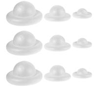 COSMEVIVI Kit de modélisation du système solaire en 9 boules de mousse - Ensemble éducatif de planètes en orbite pour enfants - 7,6 cm, 10,6 cm, 14 cm - Kit scientifique pour apprendre les
