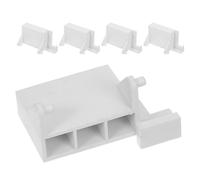 COSMEVIVI Loquet de Remplacement Micro-Ondes 5 Pièces Kit Complet Support Plastique pour Réparation et Entretien Porte Four Usage Domestique