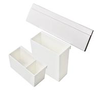 COSMEVIVI Lot de 2 boîtes de Rangement murales à Suspendre pour Salle de Bain à Coucher Bureau Support Mural élégant et Fonctionnel