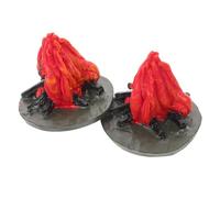 COSMEVIVI Lot de 2 Fausses Flammes : décoration de Camping, Flammes artificielles pour Une fête de Nouvel an ou Un Enterrement de Vie de Jeune Fille.