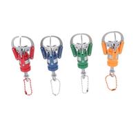 COSMEVIVI Lot De 4 Porte-clés À Breloques En Forme De Griffes : Chaîne Perlée, Pendentif Pour Sac À Main, Décoration À Suspendre Pour Sacs, Clés, Sacs À