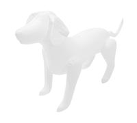 COSMEVIVI Mannequin Chien Debout Gonflable Présentoir De Vêtements pour Animaux De Compagnie Accessoire De Décoration pour Salon De Toilettage