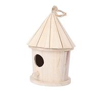 COSMEVIVI Nid Suspendu De Style Tour pour Oiseaux Fournitures Créatives pour Oiseaux De Jardin Et Salle De Séjour Couleur Jaune comme Canaris Et Perroquets
