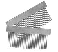 COSMEVIVI Peigne à Arc En Fer Inoxydable Lot De 2, Outil De Peignage Pour Crin D’archet De Violon Et Erhu, Accessoire Léger Et Portable Pour Entretien Précis Des Archets