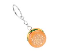 COSMEVIVI Porte-clé Hamburger Mignon Alimentaire Charm Fast Food Décoratif pour Sac et Accessoires pour Fêtes à Thème