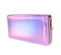 COSMEVIVI Portefeuille Femme Paillettes À Main pour Femme Pochette Poches Fentes pour Cartes De Crédit Violet pour Les Jours Et Événements Spéciaux