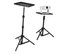 COSMEVIVI Support de Projecteur Trépied Ajustable Noir en Abs et Fer avec Plateau Antidérapant pour Home Cinéma et Performances, Stabilité Renforcée et Design Soigné