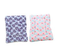 COSMEVIVI Tapis pour Animaux De Compagnie en Coton Épais 2pcs Coussin Chauffant pour Petits Chiens Et Lit Douillet d'hiver Tapis De Couchage Confortable pour Animaux Dimensions Aléatoires