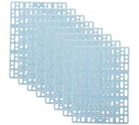 COSMEVIVI Tapis pour Cages Tapis De Sol en Plastique pour Lapins Accessoires pour Cochons d'Inde Installation Facile Environnement Propre Découpe