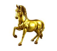 COSMEVIVI Tirelire Créative en Résine Dorée Forme Cheval Garçon Et Filles, Pot De Rangement Moyen, Pot De Sauvegarde pour Pièces, Présent D’épargne Anniversaire, Décoration Ludique pour Chambre