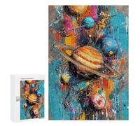 Cosmic Abstract Painting-1 Puzzle 1000 Pièces Educa Jouet en Bois Cadeau Unique Décoration Intérieure Jeu Éducatif Challenge Toy Adultes Et Enfants À Partir De 14 Ans 300 PCS