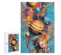 Cosmic Abstract Painting-1 Puzzle 1000 Pièces Educa Jouet en Bois Cadeau Unique Décoration Intérieure Jeu Éducatif Challenge Toy Adultes Et Enfants À Partir De 14 Ans 1000 PCS