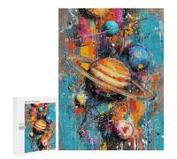 Cosmic Abstract Painting-1 Puzzle 500 Pièces Educa Jouet en Bois Cadeau Unique Décoration Intérieure Jeu Éducatif Challenge Toy Adultes Et Enfants À Partir De 14 Ans 500 PCS