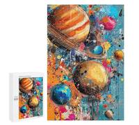 Cosmic Abstract Painting Puzzle 1000 Pièces Educa Jouet en Bois Cadeau Unique Décoration Intérieure Jeu Éducatif Challenge Toy Adultes Et Enfants À Partir De 14 Ans 1000 PCS