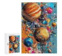 Cosmic Abstract Painting Puzzle 300 Pièces Educa Jouet en Bois Cadeau Unique Décoration Intérieure Jeu Éducatif Challenge Toy Adultes Et Enfants À Partir De 14 Ans 300 PCS
