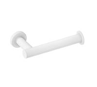 COSMIC Architect SP Porte-Rouleau de Papier Hygiénique sans Couvercle pour la Salle de Bain de Design Circulaire. Support de Papier pour WC en Métal. Accessoire pour Toilettes, Couleur Blanche Mate