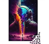 Cosmic Astronaut Casse-tête Psychedelic Space 1000 Pièces en Papier Recyclé pour Adultes - Activité À La Maison Amusante Et Stimulante, Excellente Idée Cadeau De Fêtes 70x50cm/1000pcs