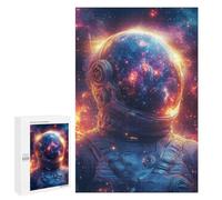 Cosmic Astronaut Helmet-13 Puzzle 1000 Pièces Educa Jouet en Bois Cadeau Unique Décoration Intérieure Jeu Éducatif Challenge Toy Adultes Et Enfants À Partir De 14 Ans 1000 PCS
