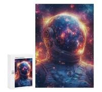 Cosmic Astronaut Helmet-13 Puzzle 300 Pièces Educa Jouet en Bois Cadeau Unique Décoration Intérieure Jeu Éducatif Challenge Toy Adultes Et Enfants À Partir De 14 Ans 300 PCS