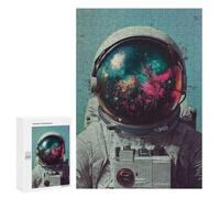 Cosmic Astronaut Helmet-14 Puzzle 1000 Pièces Educa Jouet en Bois Cadeau Unique Décoration Intérieure Jeu Éducatif Challenge Toy Adultes Et Enfants À Partir De 14 Ans 300 PCS