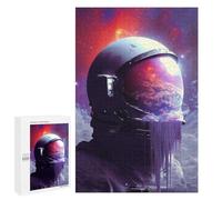 Cosmic Astronaut Helmet-8 Puzzle 1000 Pièces Educa Jouet en Bois Cadeau Unique Décoration Intérieure Jeu Éducatif Challenge Toy Adultes Et Enfants À Partir De 14 Ans 1000 PCS