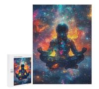 Cosmic Astronaut Meditation-2 Puzzle 1000 Pièces Educa Jouet en Bois Cadeau Unique Décoration Intérieure Jeu Éducatif Challenge Toy Adultes Et Enfants À Partir De 14 Ans 500 PCS