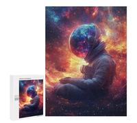 Cosmic Astronaut Meditation-3 Puzzle 1000 Pièces Educa Jouet en Bois Cadeau Unique Décoration Intérieure Jeu Éducatif Challenge Toy Adultes Et Enfants À Partir De 14 Ans 500 PCS