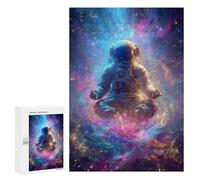 Cosmic Astronaut Meditation Puzzle 1000 Pièces Educa Jouet en Bois Cadeau Unique Décoration Intérieure Jeu Éducatif Challenge Toy Adultes Et Enfants À Partir De 14 Ans 300 PCS