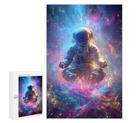 Cosmic Astronaut Meditation Puzzle 1000 Pièces Educa Jouet en Bois Cadeau Unique Décoration Intérieure Jeu Éducatif Challenge Toy Adultes Et Enfants À Partir De 14 Ans 1000 PCS