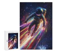 Cosmic Astronaut Rainbow Puzzle 300 Pièces Educa Jouet en Bois Cadeau Unique Décoration Intérieure Jeu Éducatif Challenge Toy Adultes Et Enfants À Partir De 14 Ans 300 PCS