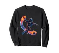 Cosmic Astronaute Basketball Motion Burst Sweatshirt