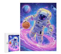 Cosmic Basketball Astronaut Art Puzzle 1000 Pièces Educa Jouet en Bois Cadeau Unique Décoration Intérieure Jeu Éducatif Challenge Toy Adultes Et Enfants À Partir De 14 Ans 500 PCS