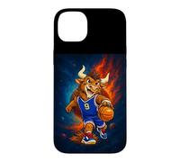 Cosmic Basketball Mascot Player Galaxy Space Graphic Coque pour iPhone 14 Plus